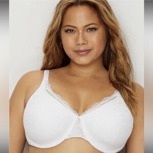 Playtex Secrets Beautiful Lift Bra White 44D NWT